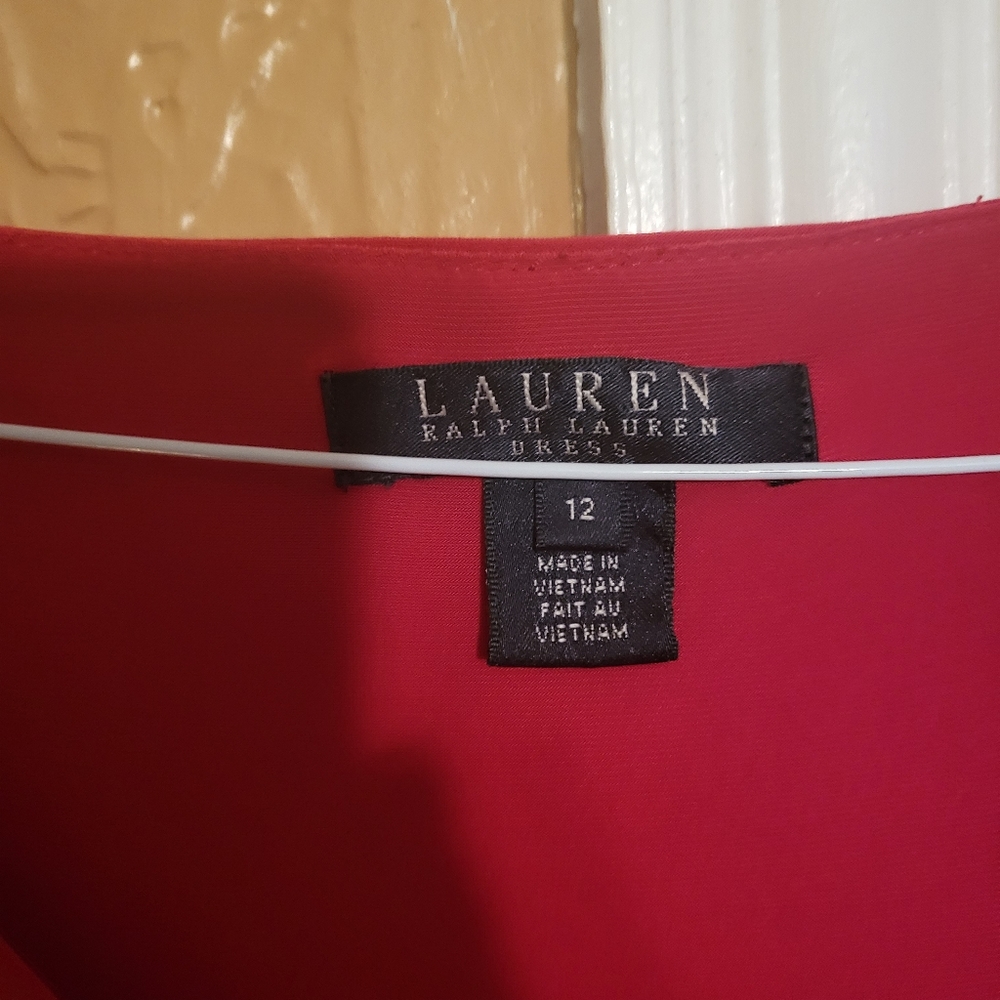 Red dinner dress